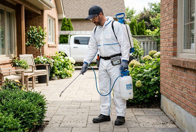 professionnel de désinsectisation de fourmis