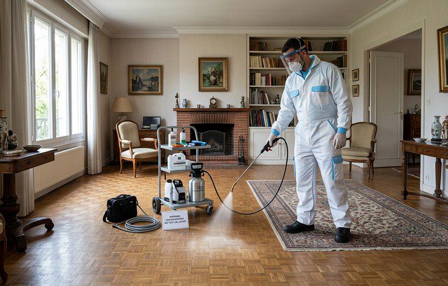 traitement de puces de parquet