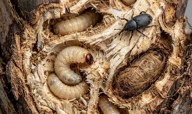 Larves de charançon rouge du palmier