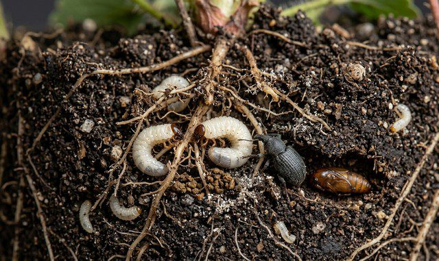 Larves d’otiorhynque