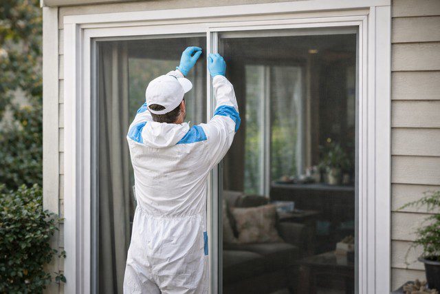 exterminateur de mouches - installation moustiquaire