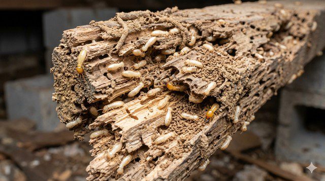 infestation de termites