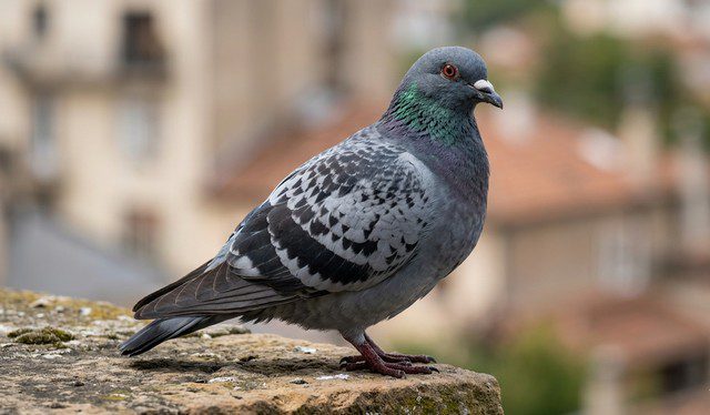 pigeon biset (Columba livia)