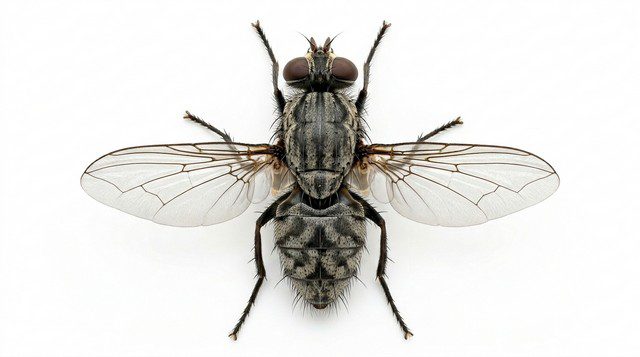 mouche à damier