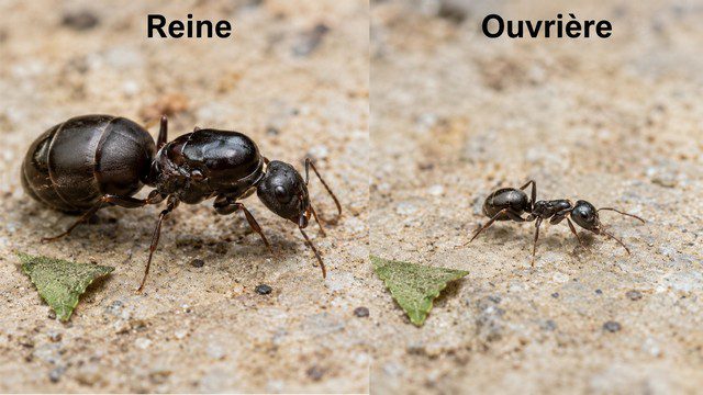 Comment reconnaître une reine fourmi