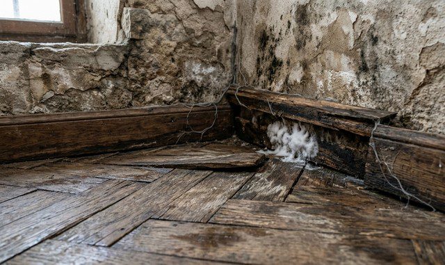 Les zones où un début de mérule se cache le plus souvent