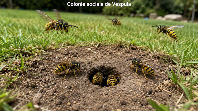 Colonie sociale de Vespula